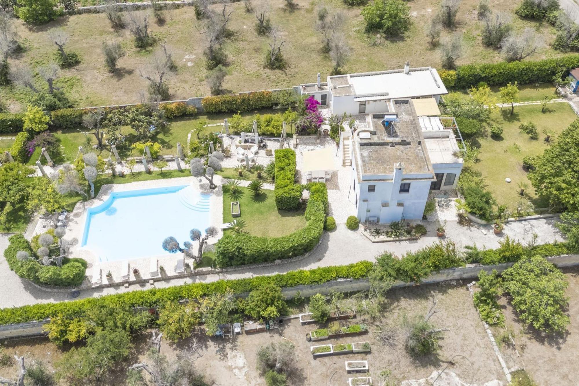 Villa Lisa Garden And Pool - Happy Rentals Melendugno Ngoại thất bức ảnh
