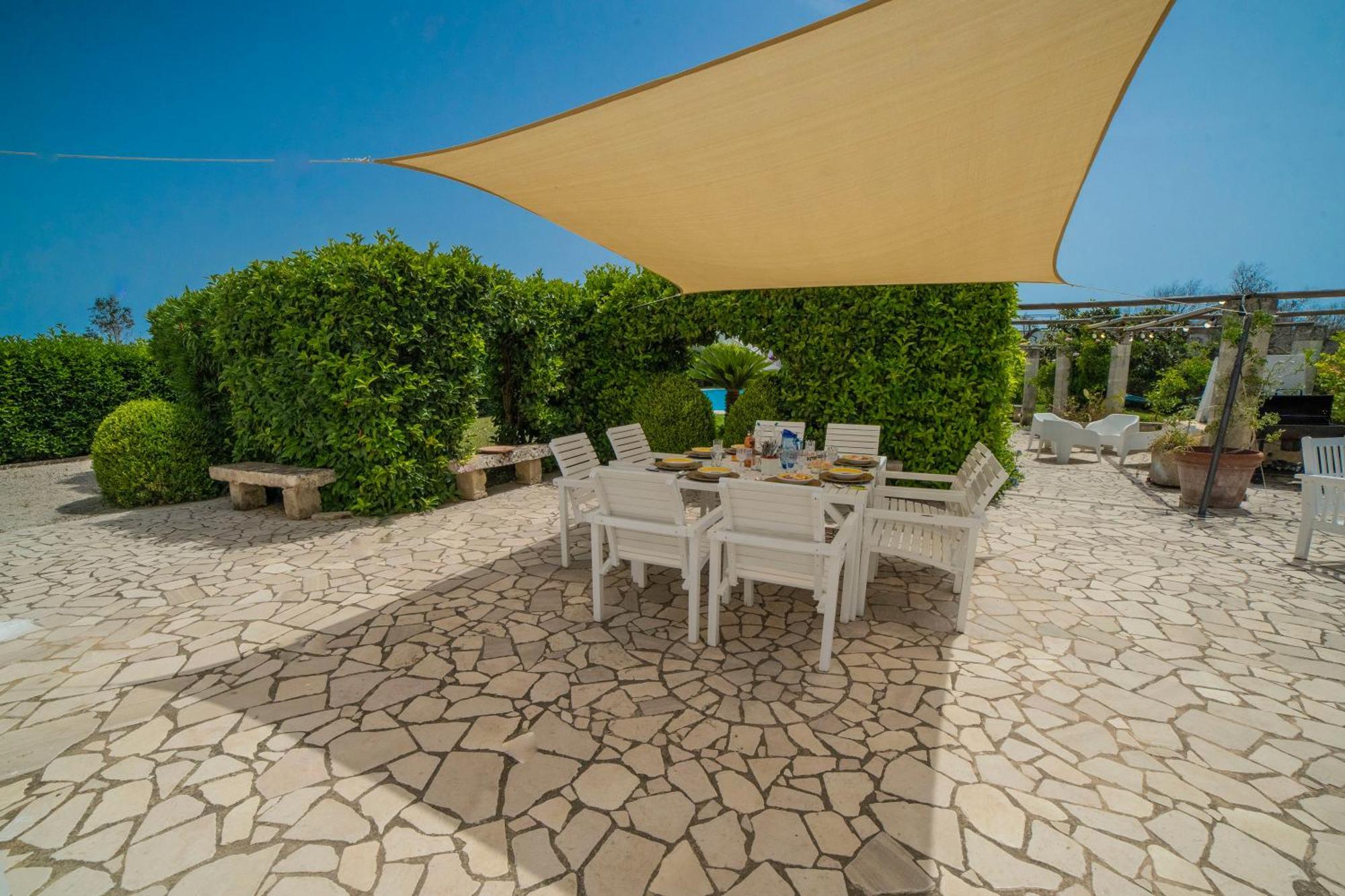 Villa Lisa Garden And Pool - Happy Rentals Melendugno Ngoại thất bức ảnh